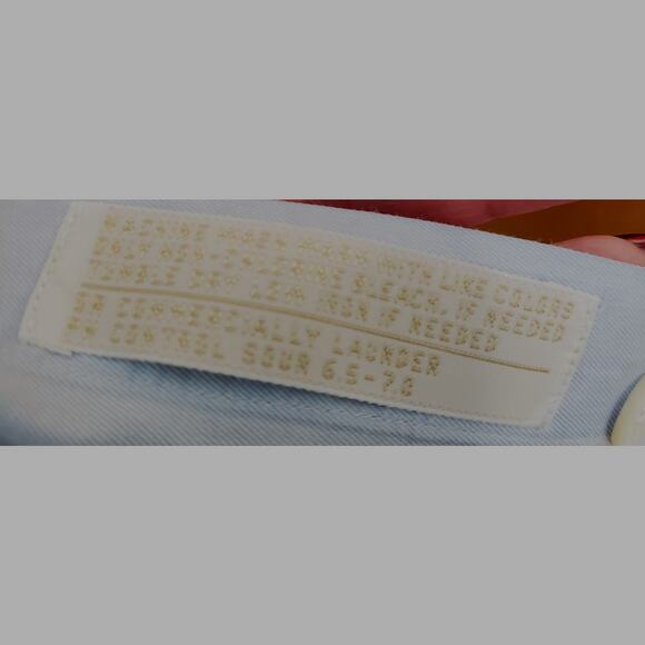 John W. Nordstrom Light Blue Long Sleeve Men's Dress Shirt , Size‎ 15.5 - 33 - Picture 7 of 8